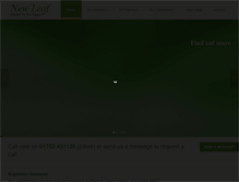 Tablet Screenshot of newleafdistribution.co.uk